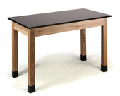 NPS Wood Science Lab Table, 30 x 60 x 36, Phenolic Top National Public Seating Shiffler Furniture and Equipment for Schools