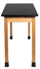 National Public Seating NPS Wood Science Lab Table, 30 x 72 x 36, HPL Top