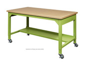 Diversified Woodcrafts Fab-Lab Workbench, (specify frame color) 60"w x 30"d, 1.50 inch Shop Top