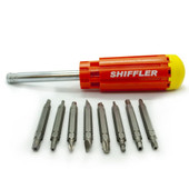 15-Bit Screwdriver with Bits Enclosed in Handle Other Shiffler Furniture and Equipment for Schools