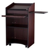 Oklahoma Sound Aristocrat Non-Sound Lectern, Mahogany