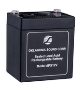 Oklahoma Sound Power Sonic 12 Volt 5-Amp Rechargeable Battery Oklahoma Sound Shiffler Furniture and Equipment for Schools