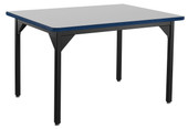 NPS Heavy Duty Steel Table, Black Frame, 36 x 60 x 30, Supreme HPL Top National Public Seating Shiffler Furniture and Equipment for Schools