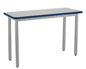 NPS Heavy Duty Steel Table, Gray Frame, 18 x 48 x 30, Supreme HPL Top National Public Seating Shiffler Furniture and Equipment for Schools