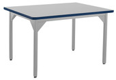 NPS Heavy Duty Steel Table, Gray Frame, 36 X 42 x 30, Supreme HPL Top National Public Seating Shiffler Furniture and Equipment for Schools