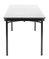 National Public Seating NPS 30" x 48" Max Seating Folding Table, Particleboard Core/T-Mold