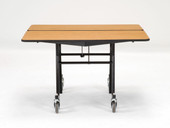 NPS Mobile Cafeteria Table, 48" Square, MDF Core National Public Seating Shiffler Furniture and Equipment for Schools