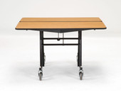 NPS Mobile Cafeteria Table, 48" Square, Plywood Core, ProtectEdge National Public Seating Shiffler Furniture and Equipment for Schools