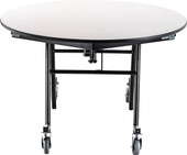 NPS Mobile EasyFold Table, 48" Round, MDF Core National Public Seating Shiffler Furniture and Equipment for Schools