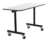 National Public Seating NPS ToGo Table, 24"x48", Particleboard Core