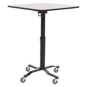 NPS Premium Plus Cafe Table, 24" Square, Whiteboard Top, MDF Core National Public Seating Shiffler Furniture and Equipment for Schools