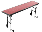 NPS 18"x78"x32" Tapered Standing Choral Riser, Red Carpet National Public Seating Shiffler Furniture and Equipment for Schools