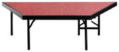 NPS Stage Pie Compatible with a 4'x8'x16" Stage, Red Carpet National Public Seating Shiffler Furniture and Equipment for Schools