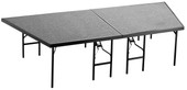 National Public Seating NPS Stage Pie Compatible with a 4'x8'x24" Stage, Grey Carpet