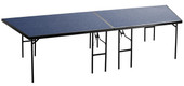 National Public Seating NPS Stage Pie Compatible with a 4'x8'x32" Stage, Blue Carpet