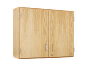 Diversified Woodcrafts Wall Cabinet, Oak, Solid Double Doors, 42"w x 12"d x 30"h Diversified Woodcrafts Shiffler Furniture and Equipment for Schools