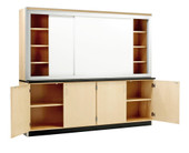 Diversified Woodcrafts Knowledge Plus Wall 8'W Maple