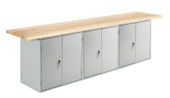 Diversified Woodcrafts Wall & Island Bench - Lb-D2, 10"W Locker, Double Door Diversified Woodcrafts Shiffler Furniture and Equipment for Schools