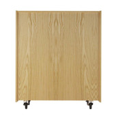 Diversified Woodcrafts Mobile Tote Tray Cabinet - Oak - Lime Totes Diversified Woodcrafts Shiffler Furniture and Equipment for Schools