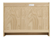 Diversified Woodcrafts Open Shelf Floor Storage Unit 35"H-Oak, 48"W