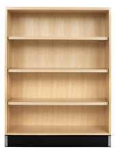 Diversified Woodcrafts Open Shelf Floor St Unit - Maple, 36"W x 16"D x 48"H Diversified Woodcrafts Shiffler Furniture and Equipment for Schools