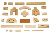 Jonti-Craft Unit Blocks Set - Starter Jonti-Craft Shiffler Furniture and Equipment for Schools