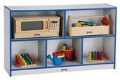 Rainbow Accents Low Single Mobile Storage Unit - Navy Jonti-Craft Shiffler Furniture and Equipment for Schools