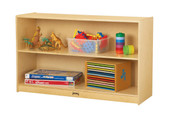 Jonti-Craft Low Mobile Straight-Shelf Jonti-Craft Shiffler Furniture and Equipment for Schools