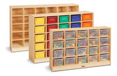 Jonti-Craft 30 Cubbie-Tray Mobile Storage - without Trays Jonti-Craft Shiffler Furniture and Equipment for Schools