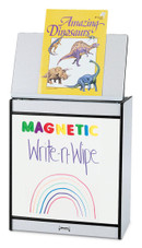 Jonti-Craft Rainbow Accents Big Book Easel - Magnetic Write-n-Wipe - Black