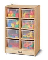 Jonti-Craft 8 Cubbie-Tray Mobile Unit - without Trays Jonti-Craft Shiffler Furniture and Equipment for Schools