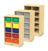 Jonti-Craft 10 Cubbie-Tray Mobile Unit - without Trays Jonti-Craft Shiffler Furniture and Equipment for Schools