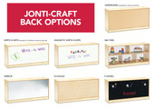 Jonti-Craft Adjustable Combo Mobile Straight-Shelf - with colored Paper-Trays