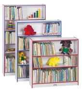 Rainbow Accents Short Bookcase - Black Jonti-Craft Shiffler Furniture and Equipment for Schools