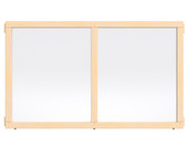 Jonti-Craft KYDZ Suite Panel - E-height - 48" Wide - See-Thru