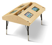 Jonti-Craft Quad Tablet Table - Stationary Jonti-Craft Shiffler Furniture and Equipment for Schools