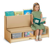 Jonti-Craft Literacy Couch - Wheat Jonti-Craft Shiffler Furniture and Equipment for Schools