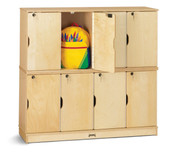 Jonti-Craft Stacking Lockable Lockers - Double Stack Jonti-Craft Shiffler Furniture and Equipment for Schools