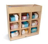 Jonti-Craft 9 Tub Changing Table with Pad Jonti-Craft Shiffler Furniture and Equipment for Schools