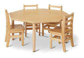 Jonti-Craft Purpose+ Octagon Table Jonti-Craft Shiffler Furniture and Equipment for Schools