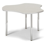 Jonti-Craft Berries Collaborative Hub Table - 44" X 47" - Gray/Gray