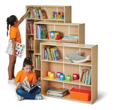 Jonti-Craft Young Time Short Adjustable Shelf Bookcase
