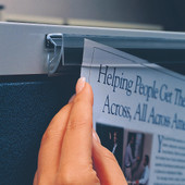 Ghent 12" Hold-Up Display Rail, 12 Per Carton