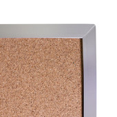 Ghent Reversible Cork Bulletin Board with Aluminum Frame