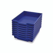 Gratnells Shallow F1 Tray Royal Blue (06) Pack of 8