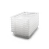 Gratnells Shallow F1 Tray Translucent (20) Pack 8 Gratnells Shiffler Furniture and Equipment for Schools