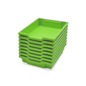 Gratnells Shallow F1 Tray Jolly Lime (36) Pack of 8 Gratnells Shiffler Furniture and Equipment for Schools