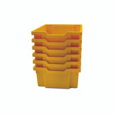 Gratnells Deep F2 Tray Sunshine Yellow (02) Pack of 6 Gratnells Shiffler Furniture and Equipment for Schools