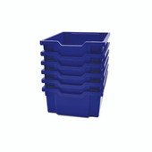 Gratnells Deep F2 Tray Royal Blue (06) Pack of 6 Gratnells Shiffler Furniture and Equipment for Schools