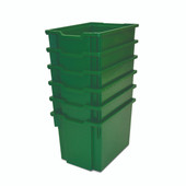 Gratnells Extra Deep F25 Tray Grass Green (10) Pack of 6 Gratnells Shiffler Furniture and Equipment for Schools